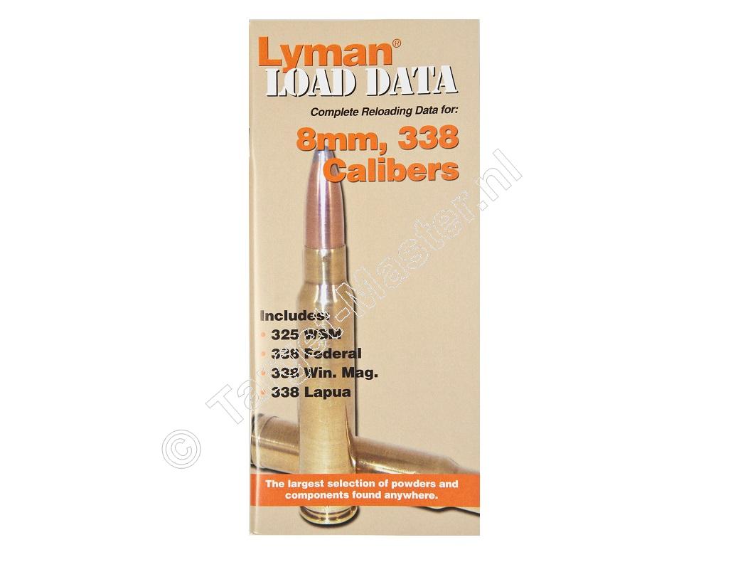 Lyman LOAD DATA BOOK 8mm, 338 Calibers